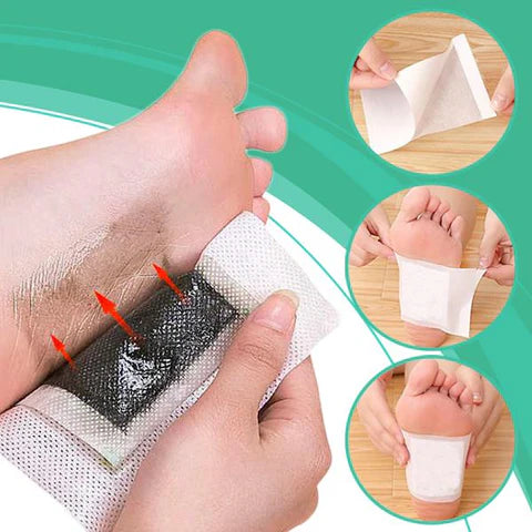 Adesivos Desintoxicantes para Pés com Fórmula Natural - DETOXFEET™ 10 pcs