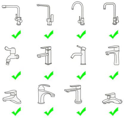 Extensor de Torneira Universal Giratório 1080° - FLEXIFLOW™