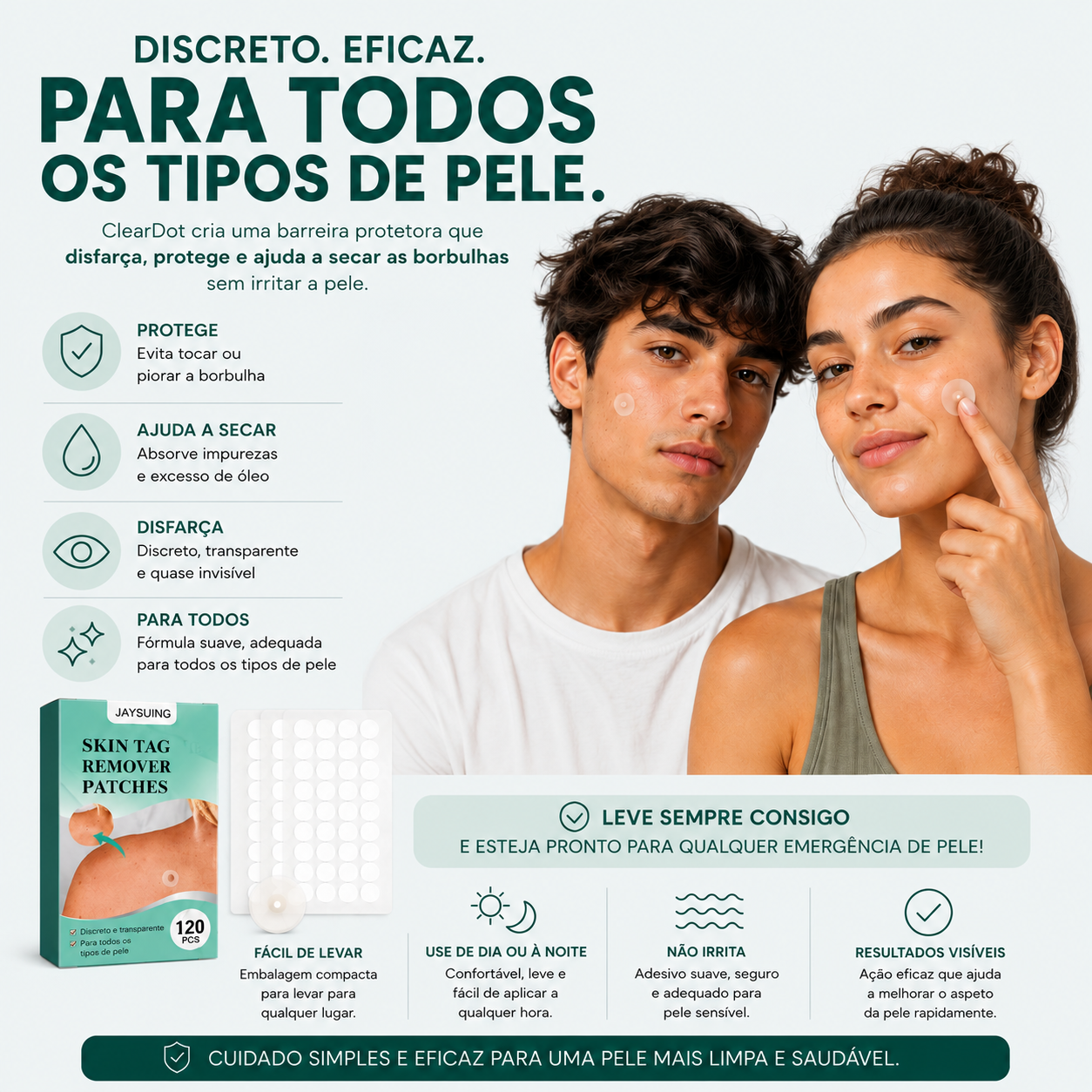 ClearDot™ | O Truque Asiático para Borbulhas