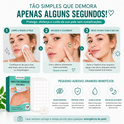 ClearDot™ | O Truque Asiático para Borbulhas