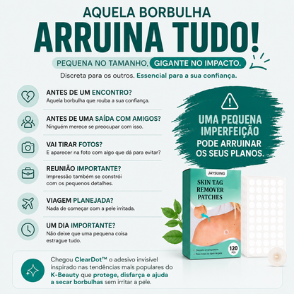ClearDot™ | O Truque Asiático para Borbulhas