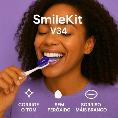 Pasta Branqueadora Dentária SmileKit™ V34 (COMPRA 1, LEVA 2)