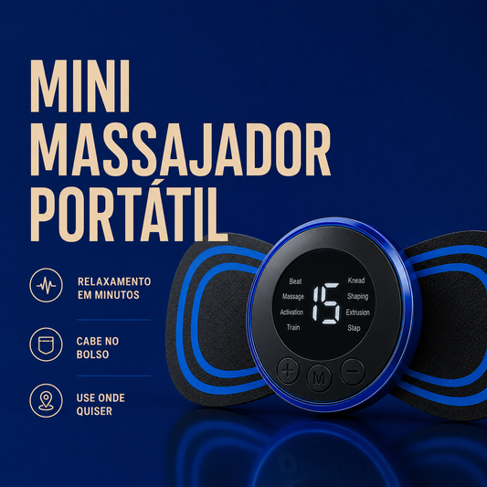 EasyRelax PRO™ | Massajador Portátil com Tecnologia EMS.
