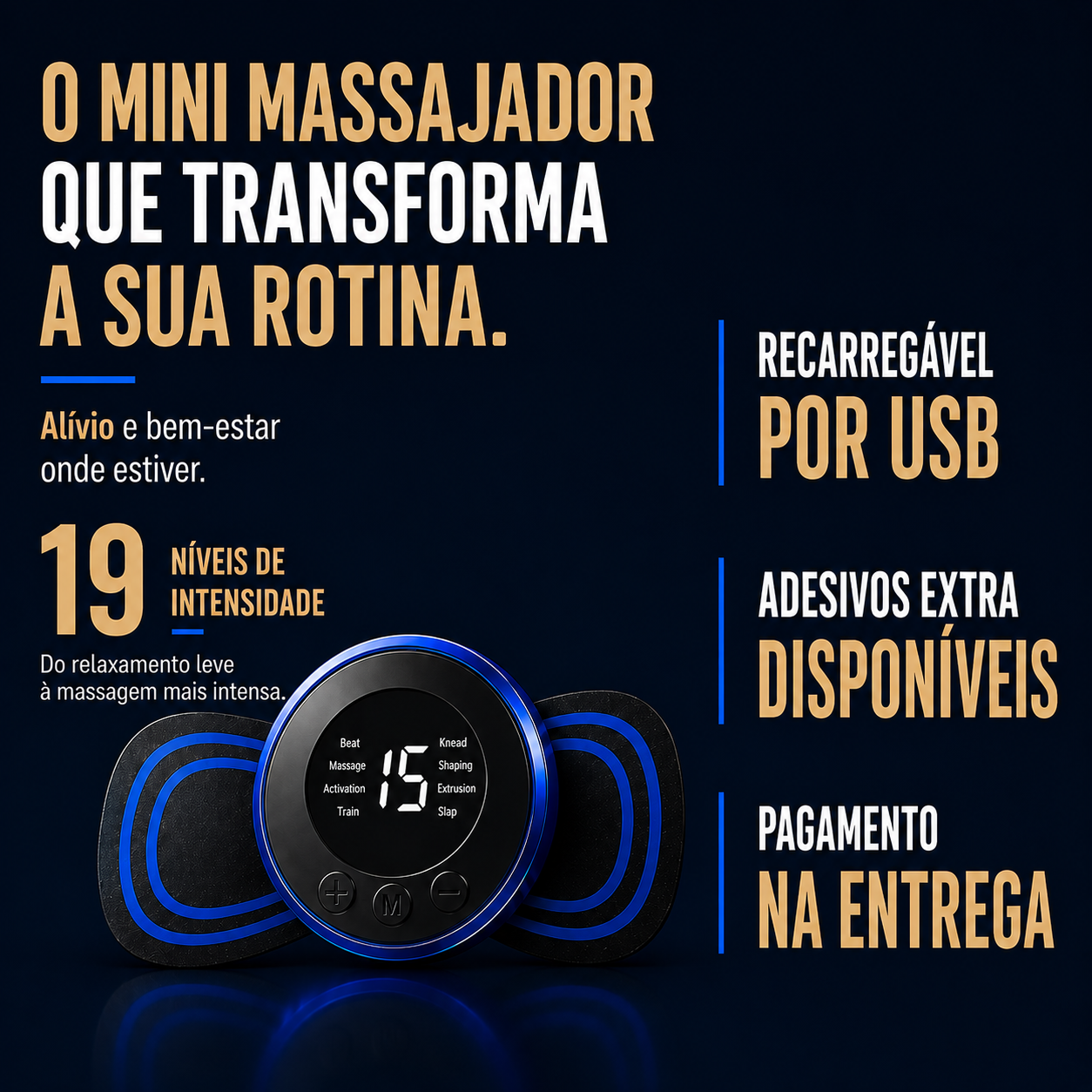 Mini Massajador Portátil
