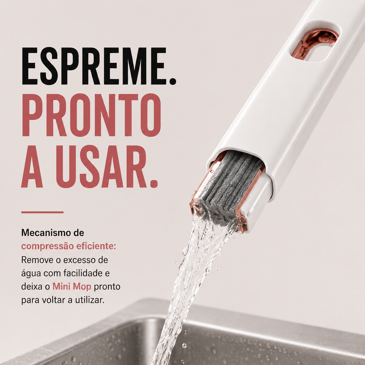 Mini Mop MultiSuperfícies™ | Ultra Absorvente