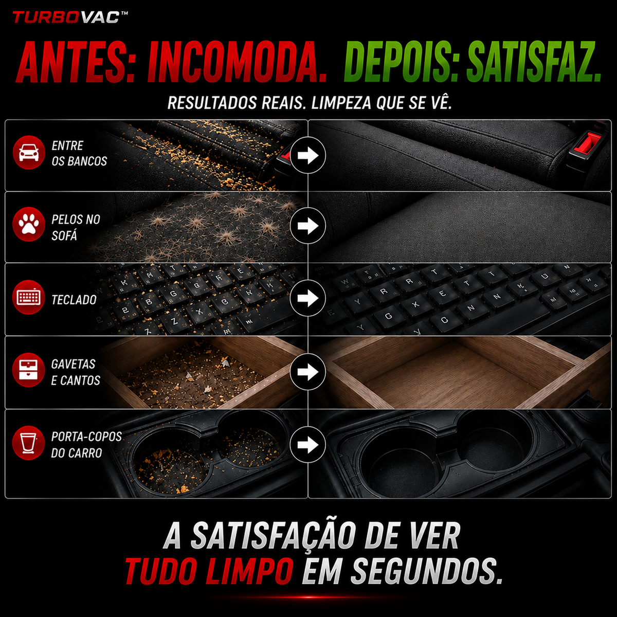 Aspirador Portátil TurboVac™
