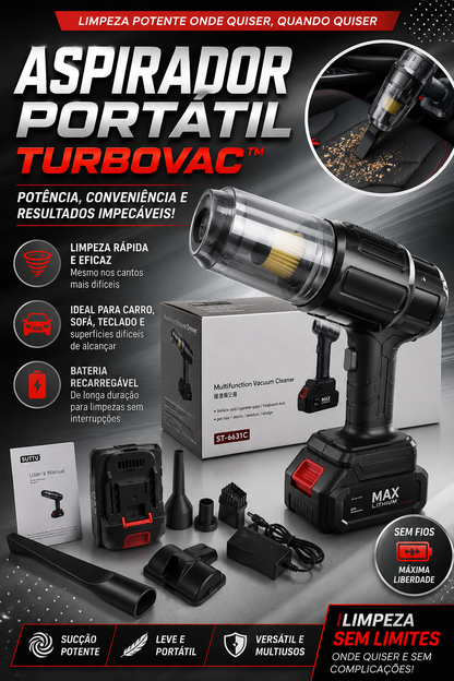 Aspirador Portátil TurboVac™