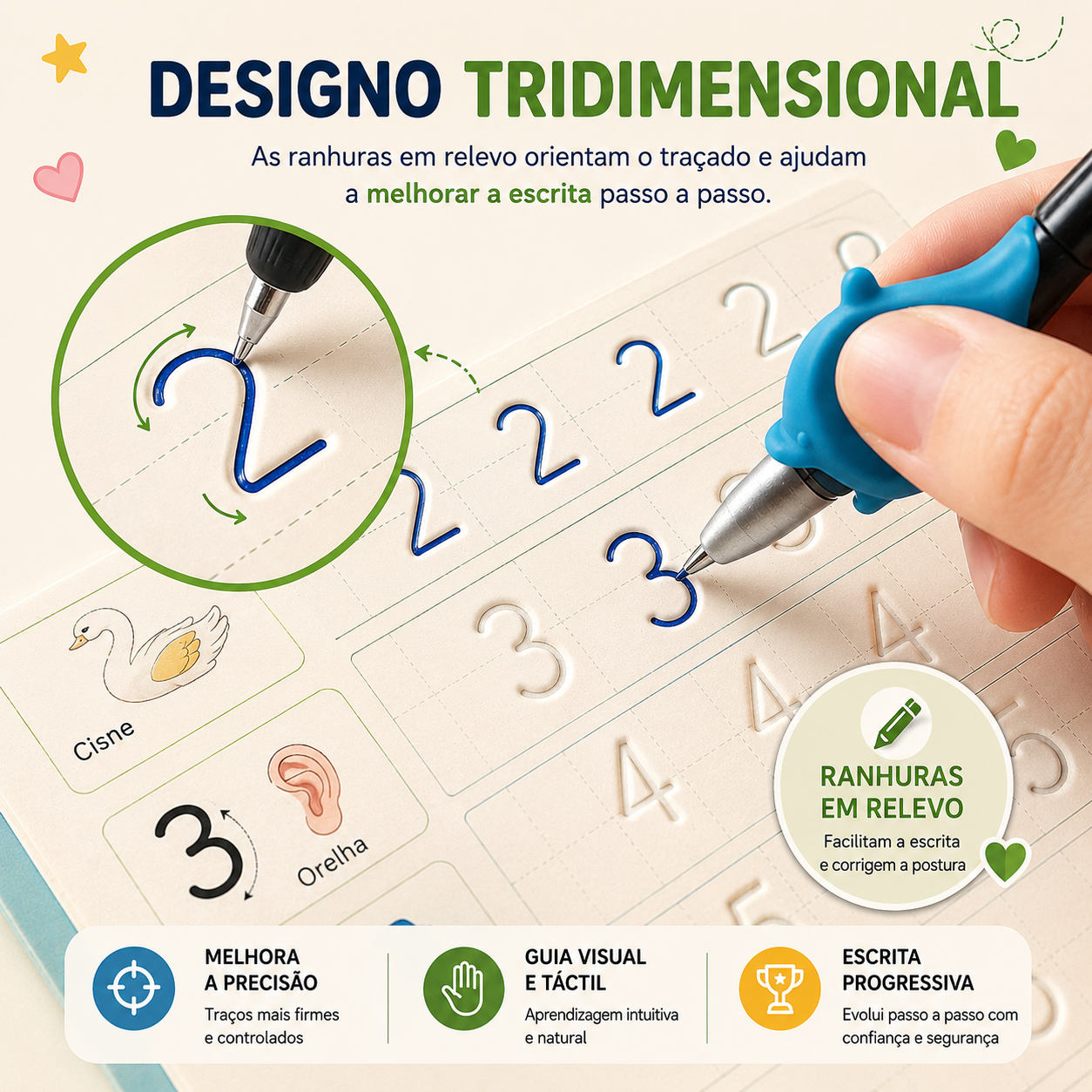 Kit 4 Cadernos Educativos Reutilizáveis MagicBook™ (Português e Inglês)