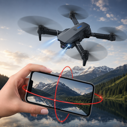 Drone Profissional 4K com Câmara Dupla + Mala de Transporte Grátis