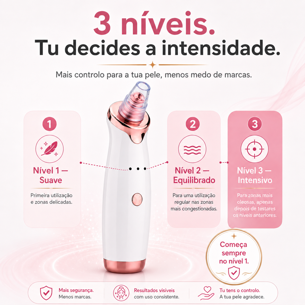 Removedor de Pontos Negros e Impurezas Profissional - PoreClean Pro™