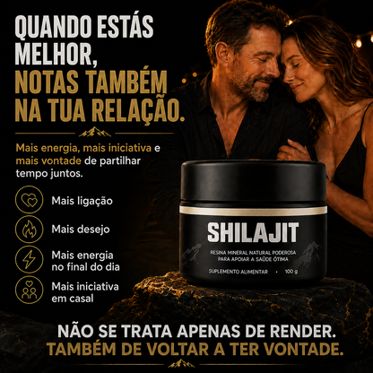 Resina Pura de SHILAJIT® | Energia, Foco e Vitalidade Sem Químicos