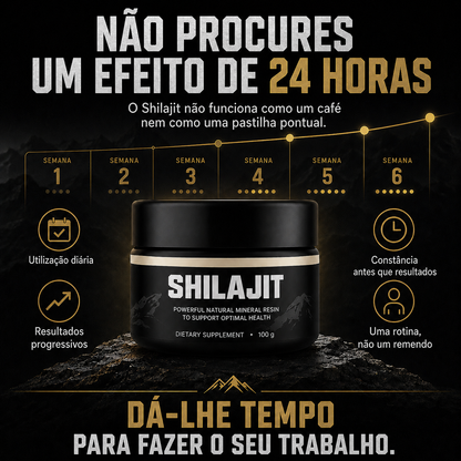 Resina Pura de SHILAJIT® | Energia, Foco e Vitalidade Sem Químicos