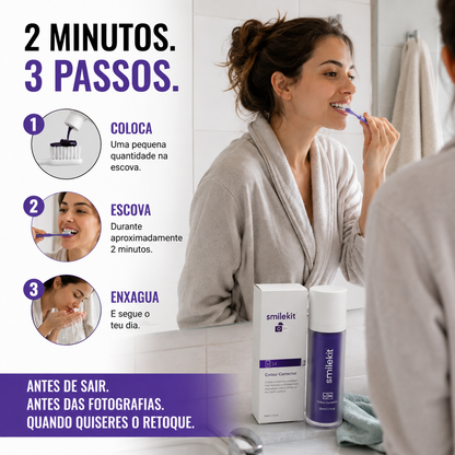 SmileKit™ V34 | Sérum Corretor de Tons Amarelados (COMPRA 1, LEVA 2)