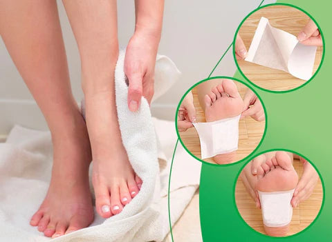Adesivos Desintoxicantes para Pés com Fórmula Natural - DETOXFEET™ 10 pcs