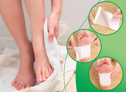 Adesivos Desintoxicantes para Pés com Fórmula Natural - DETOXFEET™ 10 pcs