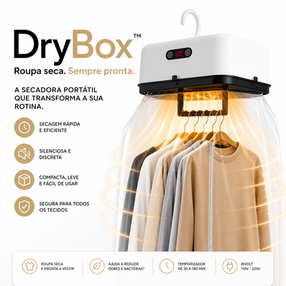 Secador de Roupa Elétrico | DryBox™