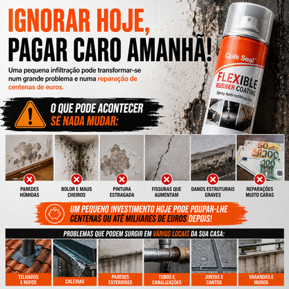 Quik Seal™ | Spray Anti-Infiltrações