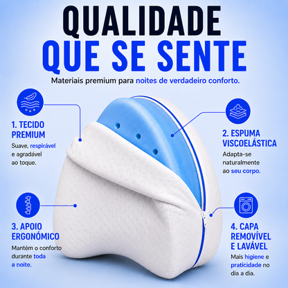 Almofada Ergonómica Ortoflex™ | Alinha Ancas e Coluna