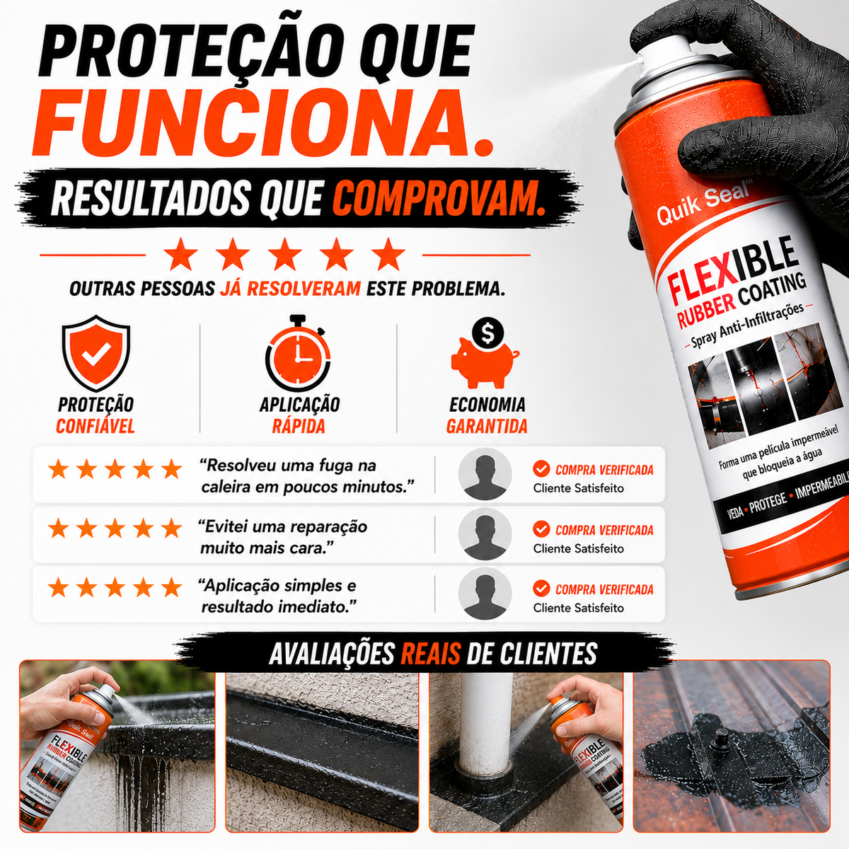 Quik Seal™ | Spray Anti-Infiltrações