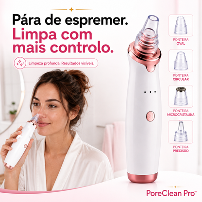 Removedor de Pontos Negros e Impurezas Profissional - PoreClean Pro™