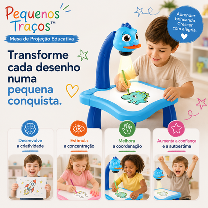 Pequenos Traços™ | Mesa de Projeção Educativa