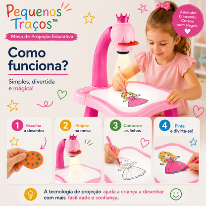 Pequenos Traços™ | Mesa de Projeção Educativa